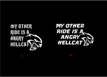 Load image into Gallery viewer, angry hellcat car decal