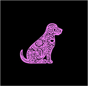 henna labrador retriever decal car truck window laptop dog sticker