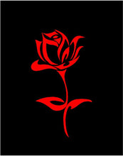 Load image into Gallery viewer, rose decal car truck window flower sticker