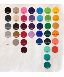 Vinyl Color Chart