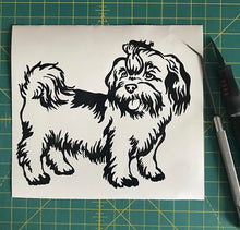 Load image into Gallery viewer, Lhasa Apso Dog Decal Custom Vinyl car truck window sticker