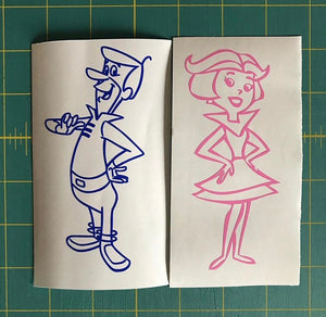 george and jane jetson decals