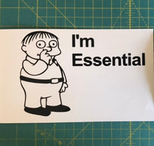 Load image into Gallery viewer, I&#39;m Essential Ralph Wiggums Simpsons Decal