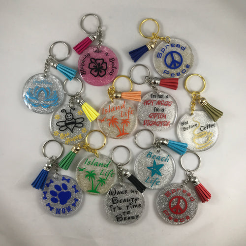 Keychains Custom Acrylic and Vinyl keychains