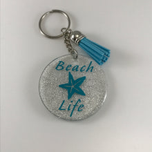 Load image into Gallery viewer, Beach Life Keychain