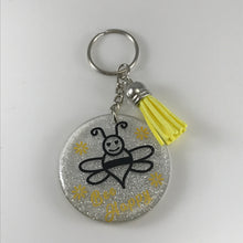 Load image into Gallery viewer, Bee Happy Keychain