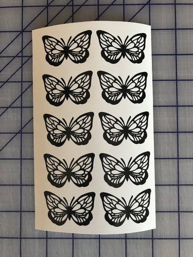 Butterfly decals set of 10