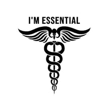 Load image into Gallery viewer, I&#39;m Essential Doctor Physician Symbol Custom Vinyl Car Truck Window Laptop Sticker