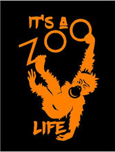 Load image into Gallery viewer, Its a zoo life decal custom vinyl car truck window sticker