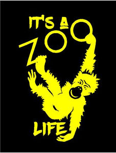 Its a Zoo Life decal Custom Vinyl car truck window laptop bumper sticker