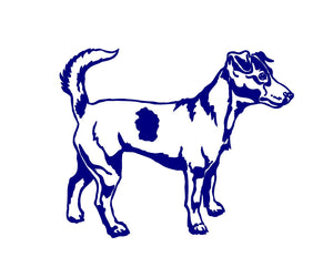 jack russell dog breed car decal
