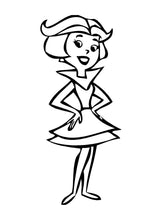 Load image into Gallery viewer, jane jetson car decal