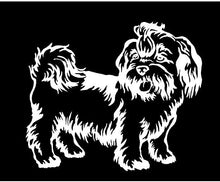Load image into Gallery viewer, lhasa apso dog decal car truck window dog sticker