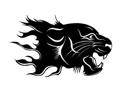 Blue Lion Face Front View Vector Art Image Logo Template Sticker And Tattoo  Design On Dark Background Stock Illustration - Download Image Now - iStock