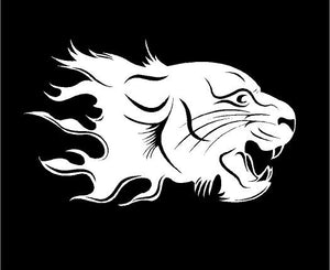 Tribal Lion Head decal car truck window sticker