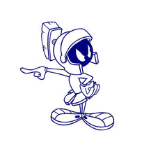 Load image into Gallery viewer, marvin the martian window decal