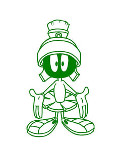 marvin the martian car decal