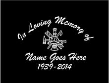 Load image into Gallery viewer, in loving memory memorial decal car truck window sticker