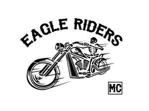 motorcycle club custom decal