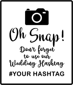 oh snap photo reminder decal