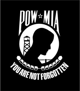 POW MIA You are not forgotten car decal