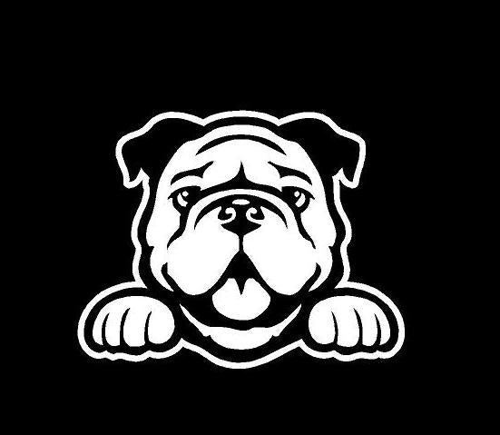 WickedGoodz English Bulldog Mom Decal - Oval Car Window Sticker - View #4
