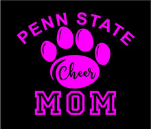 Load image into Gallery viewer, Penn State Cheer Mom Car Decal
