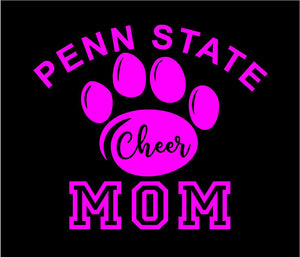 Penn State Cheer Mom Car Decal