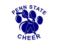 Load image into Gallery viewer, Penn State Male Cheer Car Decal
