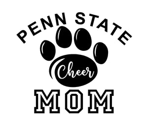Penn State Cheer Mom Vinyl Decal