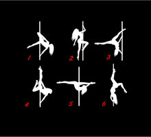Load image into Gallery viewer, pole dancer decals car truck window stickers