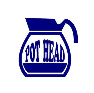 pot head car decal