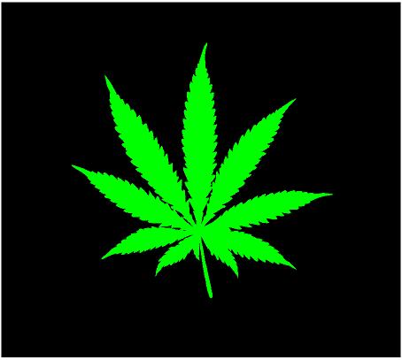 pot leaf decal car truck window laptop sticker