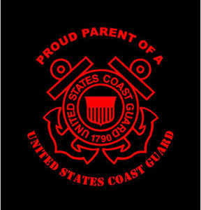 USCG proud parent decal