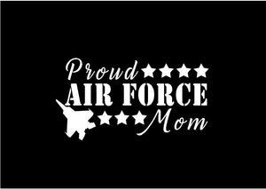 proud airforce mom dad decal car truck window military sticker