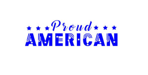 proud american decal car truck window bumper sticker
