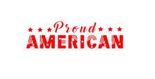 Load image into Gallery viewer, Proud American Decal Custom Vinyl car truck window patriotic bumper sticker