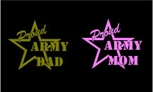 Load image into Gallery viewer, Proud Mom or Dad US Army Soldier Decal Custom Vinyl car truck window sticker