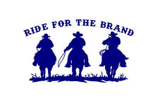 Load image into Gallery viewer, ride for the brand cowboys decal sticker