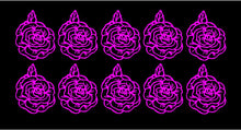 Load image into Gallery viewer, Mini Rose decals set of 10