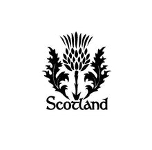 Load image into Gallery viewer, Scotland Thistle Decal Custom Celtic Heritage Vinyl Car Truck Window sticker
