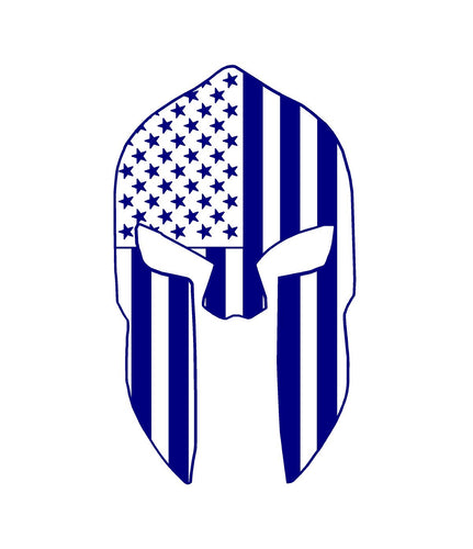 spartan helmet car decal