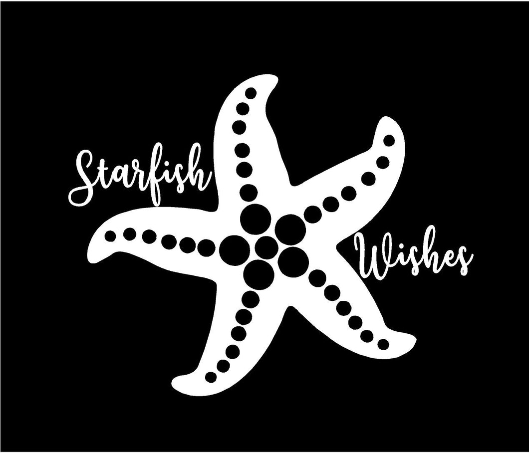 starfish wishes decal