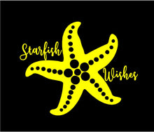 Load image into Gallery viewer, starfish wishes car sticker