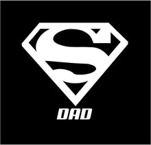 Load image into Gallery viewer, super dad car truck window decal
