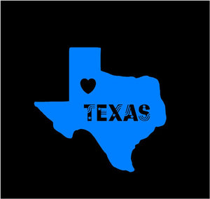 Texas state sticker