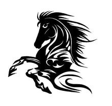 Load image into Gallery viewer, Tribal Horse Decal Custom Vinyl car truck window sticker