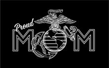 Load image into Gallery viewer, usmc proud mom car decal