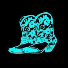 Load image into Gallery viewer, cowgirl boots turquoise