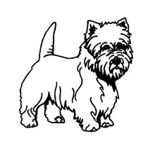 Load image into Gallery viewer, Westie dog decal